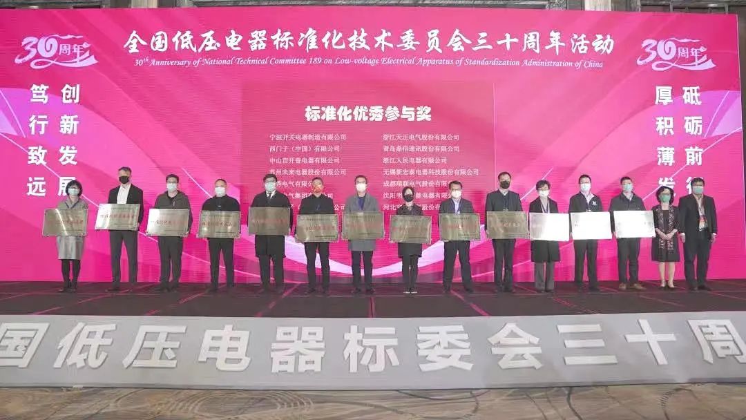 编制新能源等行业标准，尊龙时凯电气获全国低压电器标委会授奖